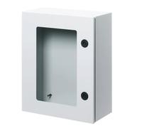 Quadro di metallo con porta trasparente 405x650x200 IP55 GW46234