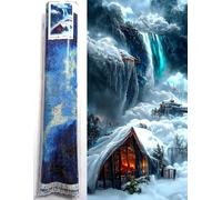 Quadro diamantato Chalet in inverno - NORIMPEX