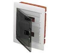 GEWISS GW40606 Centralino protetto, da incasso con telaio estraibile, 24 moduli,