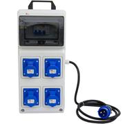 QUADRO DISTRIBUZIONE PORTATILE ELETTRICO 16A IP44 4x2PT INDUSTRIALE