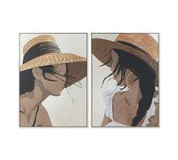 Quadro DKD Home Decor 104 x 4,5 x 143,5 cm Cappello Moderno [2 Unità]