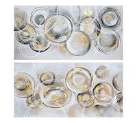 Quadro DKD Home Decor cerchi (120 x 3 x 60 cm) (2 pz)