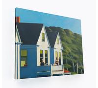 Quadro Edward Hopper SECOND STORY SUNLIGHT Stampa su Tela Vernice Pennellate