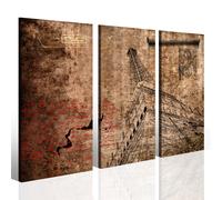 Quadro Eiffel vintage tower parigi stampe su tela canvas poster art decò