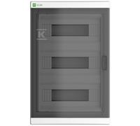 Quadro ELEGANT 3x12 PE+N nuovo bianco/fumé IP40 2445-01