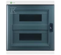 Quadro ELEGANT RN 2x12 PE+N nuovo, FUMÉ IP40 2425-01