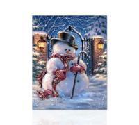 Quadro Elegant Snowman Quadro natalizio arredo salotto Quadro Declea home decor