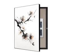 Quadro Elettrico Cancello Pittura Decorativa Verticale Scatola Contatori Arte Coperchio Protezione Pannello Contatore Decorativo Foyer(H,30x40cm)