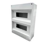 Quadro elettrico centralino senza sportello 12-24 moduli din da parete per interruttori