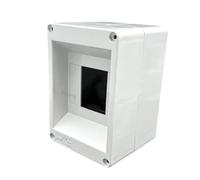 Quadro elettrico centralino senza sportello 2-4 moduli din da parete per interruttori