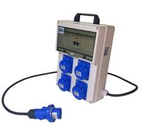 Quadro Elettrico da Cantiere n.4 prese Monofase 2P+T 16A IP67 - Conformità IP65
