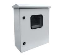 Quadro Elettrico da Esterno, Scatole Elettriche Parete con Finestra Visualizzazione, Design a Doppia Porta, Materiale Robusto, Gamma Completa di Specifiche, Facile Installare(40x30x25cm)