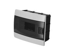 Quadro Elettrico da Incasso 1 File per 8 Moduli 104,5x215,5x173,5 mm IP40 - Bianco Scatola di Distribuzione in ABS - Centralino per Impianti Elettrici da Interno - Horoz Electric