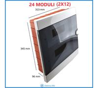 Quadro Elettrico da Incasso 2 4 6 8 12 24 36 Moduli Posti Din IP40 Centralino b