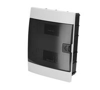 Quadro Elettrico da Incasso 2 File per 16 Moduli 110x215x290,5 mm IP40 - Bianco Scatola di Distribuzione in ABS - Centralino per Impianti Elettrici da Interno - Horoz Electric