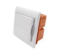 Quadro elettrico da incasso da 2 a 4 moduli centralino con sportello bianco