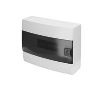 Quadro Elettrico da Parete 1 File per 12 Moduli 110x285x223 mm IP40 - Bianco Scatola di Distribuzione in ABS - Centralino per Impianti Elettrici da Interno - Horoz Electric