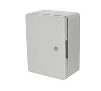 Quadro Elettrico da Parete 280x210x130 mm IP65 Grigio - Scatola di Distribuzione in ABS con Piastra di Montaggio Zincata - Armadietto per Impianti Elettrici da Esterno e Interno - Horoz Electric