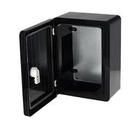 Quadro Elettrico da Parete 280x210x130 mm IP65 Nero - Scatola di Distribuzione in ABS con Piastra di Montaggio Zincata - Armadietto per Impianti Elettrici da Esterno e Interno - Horoz Electric