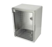 Quadro Elettrico da Parete 400x300x210 mm IP65 - Scatola di Distribuzione in ABS con Sportello Trasparente e Piastra Zincata - Armadietto per Impianti Elettrici da Esterno e Interno - Horoz Electric