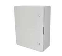 Quadro Elettrico da Parete 500x400x180 mm IP65 Grigio - Scatola di Distribuzione in ABS con Piastra di Montaggio Zincata - Armadietto per Impianti Elettrici da Esterno e Interno - Horoz Electric