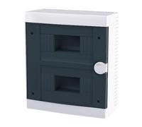 Quadro elettrico da parete centralino 16 moduli 2x8 box scatola DIN IP40 per interruttori magnetotermici differenziali