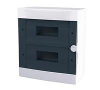 Quadro elettrico da parete centralino 24 moduli 2x12 box scatola DIN IP40 per interruttori magnetotermici differenziali