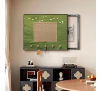 Quadro Elettrico Decorativo, Copertura Decorativa In Rattan Per Quadro Elettrico Con Gancio, Quadro Creativo Da Appendere Alla Parete Per Soggiorno, Ufficio(C,70 * 50cm)
