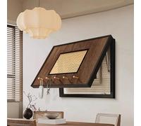 Quadro Elettrico Decorativo, Copertura Decorativa In Rattan Per Quadro Elettrico Con Gancio, Quadro Creativo Da Appendere Alla Parete Per Soggiorno, Ufficio(B,50 * 40cm)