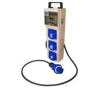Quadro Elettrico di distribuzione da Cantiere n.3 prese Monofase 2P+T 16A IP67