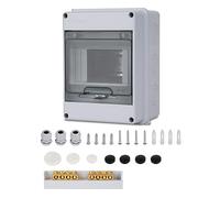 Quadro Elettrico Esterno 5 Moduli, IP65 Scatola Elettrica Con Accessori, Impermeabile Centralino per Esterni, Siti Industriali o in Altre Aree