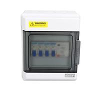 Quadro Elettrico Esterno,Consumer Unit Interruttore automatico di dispersione unità consumatore Scatola a 3 vie 230 V 63 A 30 mA RCD+ MCB (6 + 16 + 32 A)