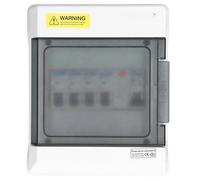 Quadro Elettrico Esterno,Consumer Unit Mini interruttore automatico di dispersione Interruttori automatici a risposta rapida Unità consumatore 63A 30mA RCD + 4 MCB for roulotte circuiti