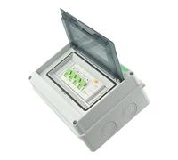 Quadro Elettrico Esterno,Consumer Unit Scatola di distribuzione impermeabile a 3 vie 63A AC220V Protezione contro le perdite Interruttori automatici Forniture for apparecchiature elettriche la casa