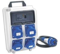 Quadro elettrico esterno da cantiere industriale ip65 parete monofase 220v prese