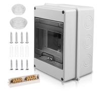 Quadro Elettrico Esterno, Scatola Elettrica da Esterno, Quadro Elettrico Interno di Distribuzione con 1 Fila, Quadro Elettrico 5 Moduli Impermeabile IP65, Scatola Elettrica da Parete per Giardino