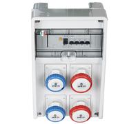 Quadro Elettrico Fanton Ulisse 4 Prese CEE con Cavo 4m ed Emergenza 9kW - 74232