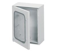 Quadro elettrico in poliestere Hager Orion Plus 65X40X20 porta in vetro IP65 FL266B
