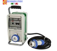 Quadro Elettrico Industriale Cantiere FANTON 2 3 4 Porte Schuko CEE 220V IP44-65