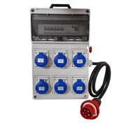 QUADRO ELETTRICO INDUSTRIALE DA CANTIERE 16A 32A 220V 380V 2P+T 3P+T 3P+N+T