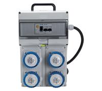 QUADRO ELETTRICO 'PL 220/4' potenza max.3 kw + pulsante emerg.
