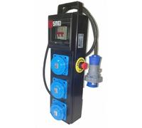 QUADRO ELETTRICO POWERBOX -3 prese Monofase 16A-Input Monofase 16A+Emergenza