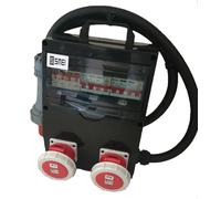 QUADRO ELETTRICO POWERBOX PORTATILE-2 prese industriali 32A-Pot.Tot.35Kw.