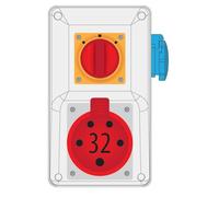 Quadro elettrico R-BOX KOMPAKT 32A/5P 1x230V interruttore L/P - B.325/1/LP
