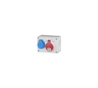 Distributore a parete 32 A, CEE 230 V, distributore di corrente a 5 poli