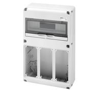 Quadro Gewiss 14 moduli con 3 flange per prese industriali GW68010N
