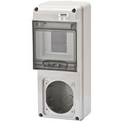 Quadro Gewiss 5 moduli con 1 flangia per prese industriali GW68017N