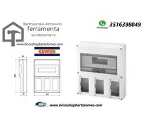 Quadro Gewiss vuoto per 3 prese interbloccate IP55 GW66493