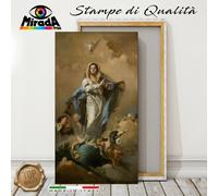 QUADRO Giovan Battista Tiepolo Immacolata Concezione STAMPA TELA CANVAS