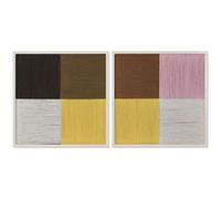 Home ESPRIT Quadro Quadri Urbano 50x3x50 cm (2 Pezzi)